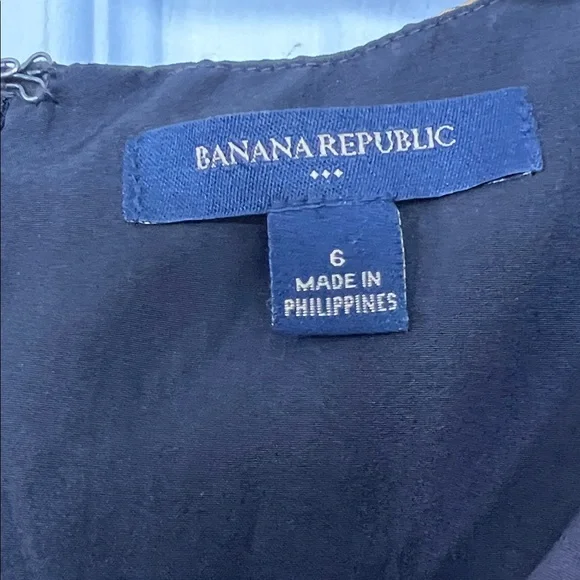 Banana Republic Black and Yellow Floral Midi Dress - Picture 2 of 5